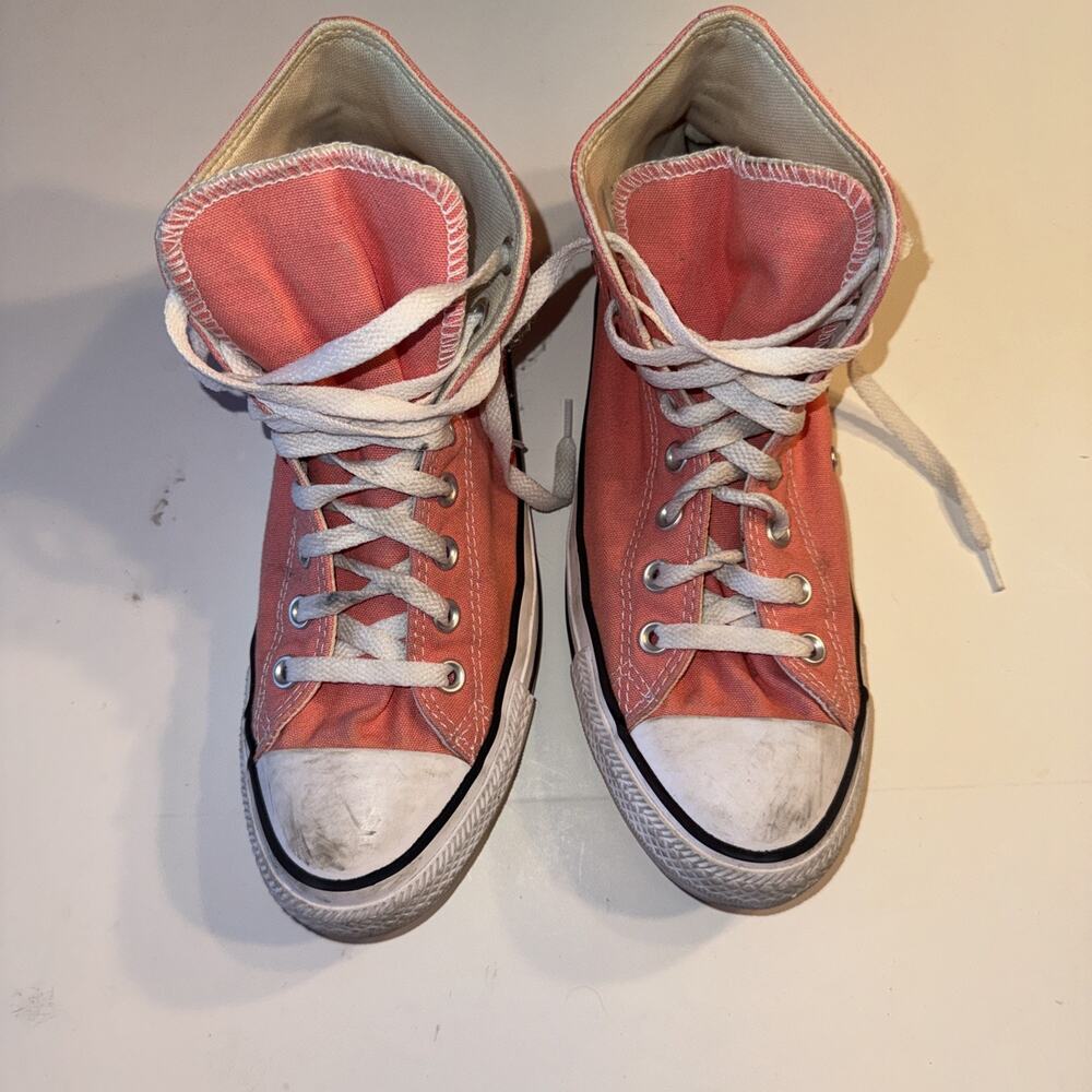 Converse Chuck Taylor All Star High Top Sneakers Pink/Salmon Women’s Size 10